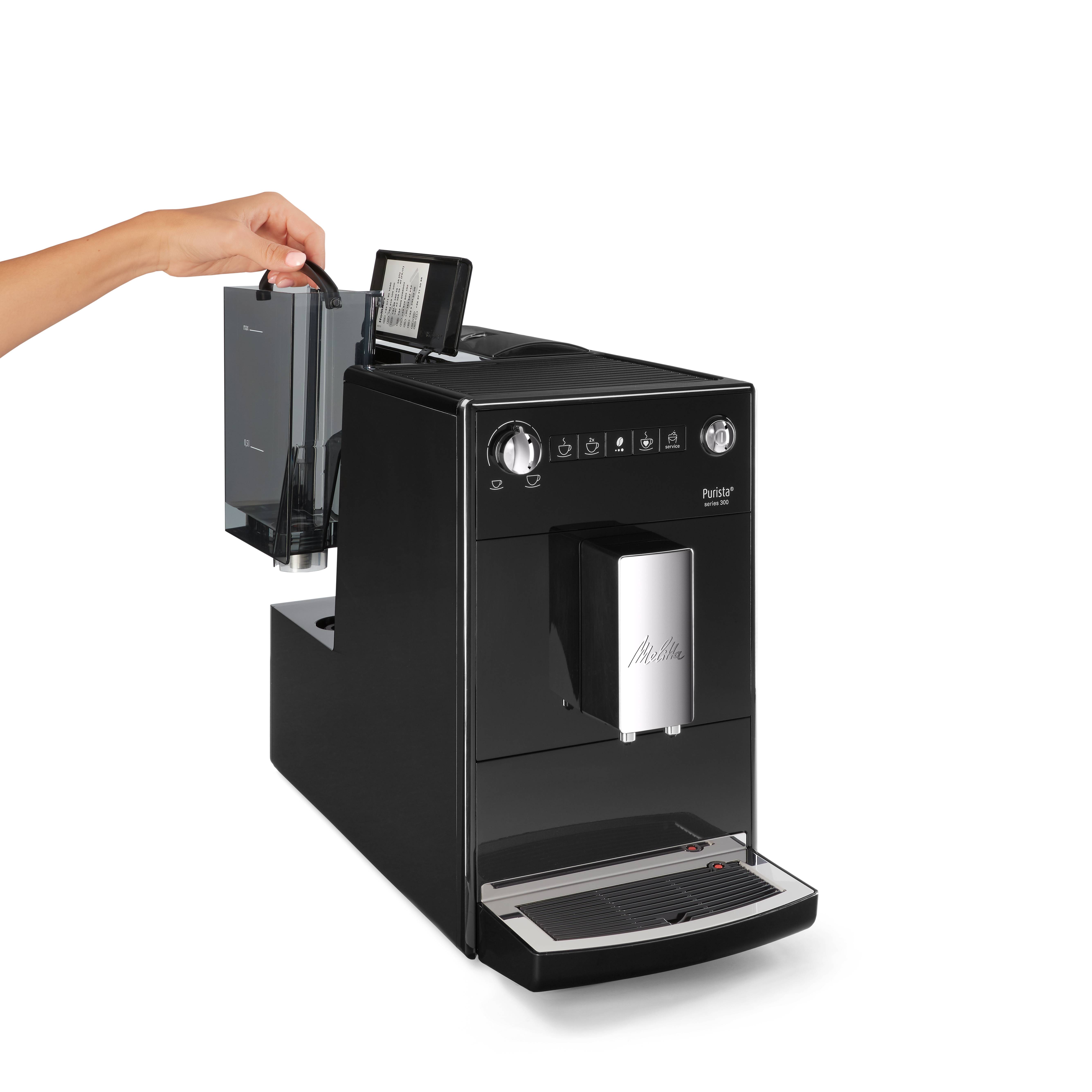 MELITTA Kaffeevollautomat Purista F23/0-102 Espressomaschine Schwarz