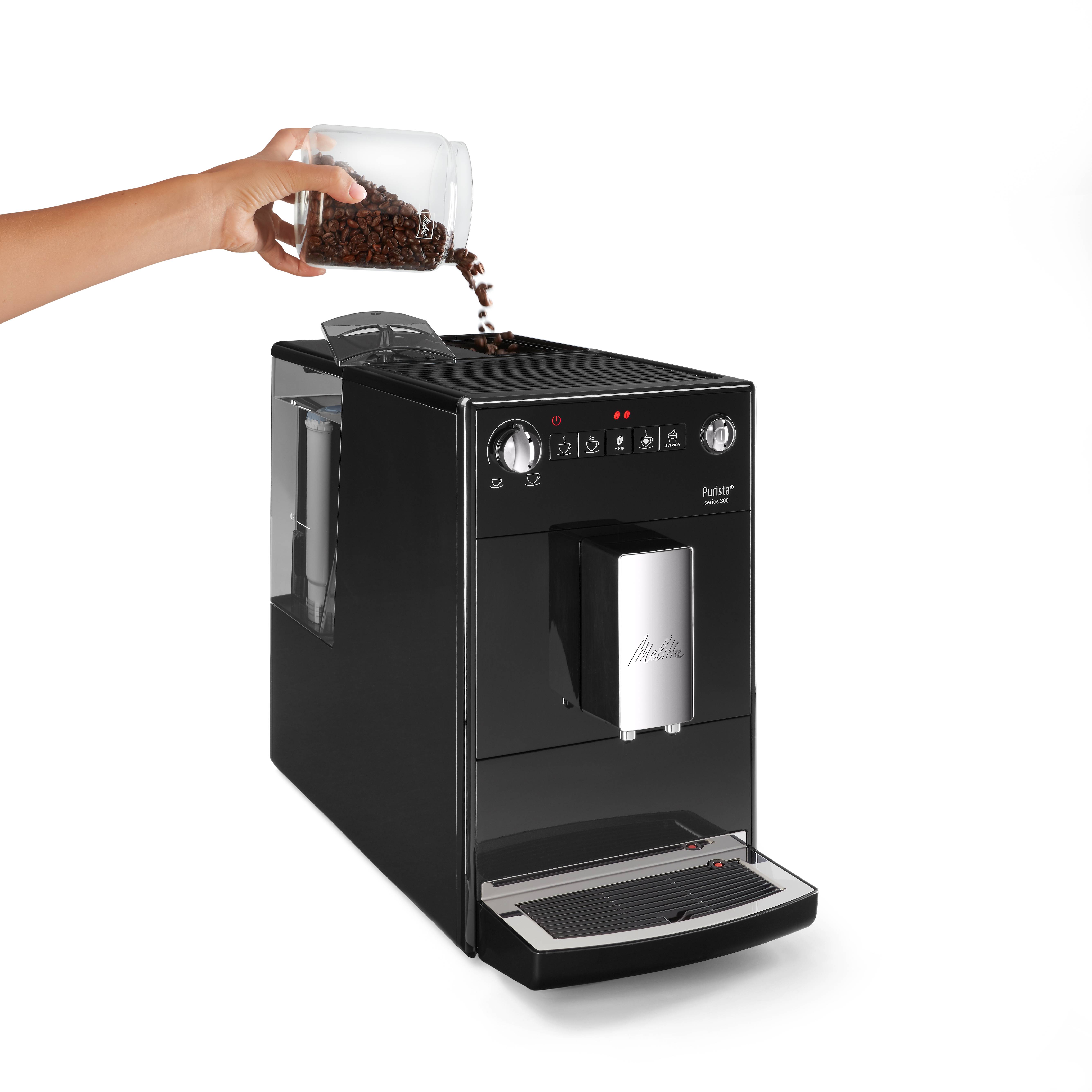 MELITTA Kaffeevollautomat Purista F23/0-102 Espressomaschine Schwarz