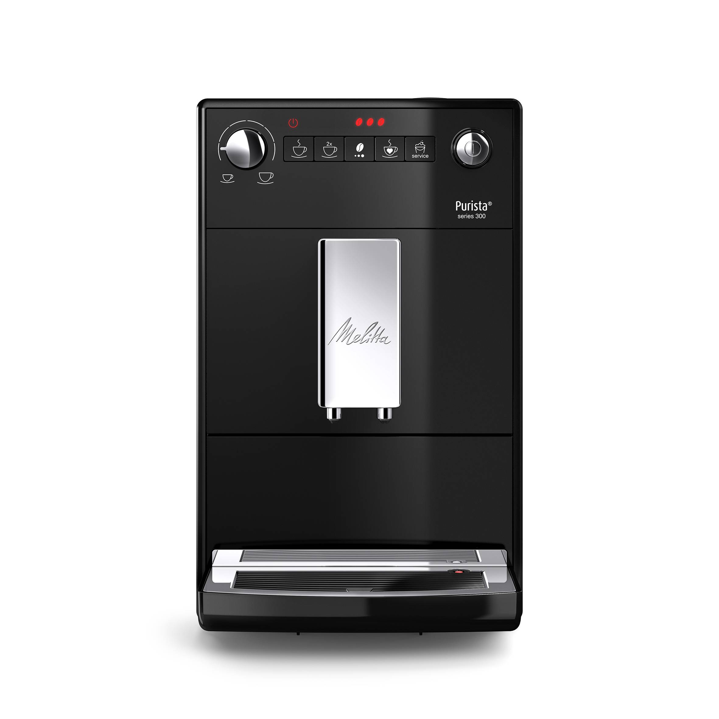MELITTA Kaffeevollautomat Purista F23/0-102 Espressomaschine Schwarz
