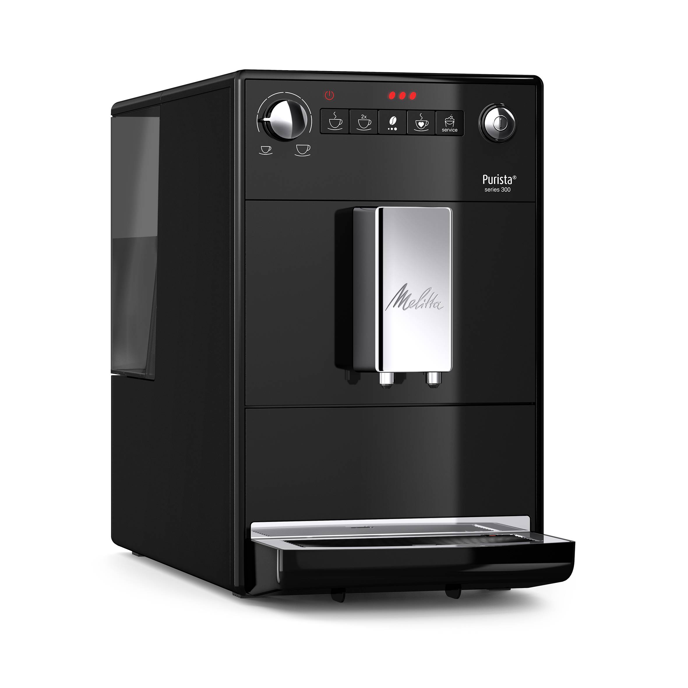 MELITTA Kaffeevollautomat Purista F23/0-102 Espressomaschine Schwarz