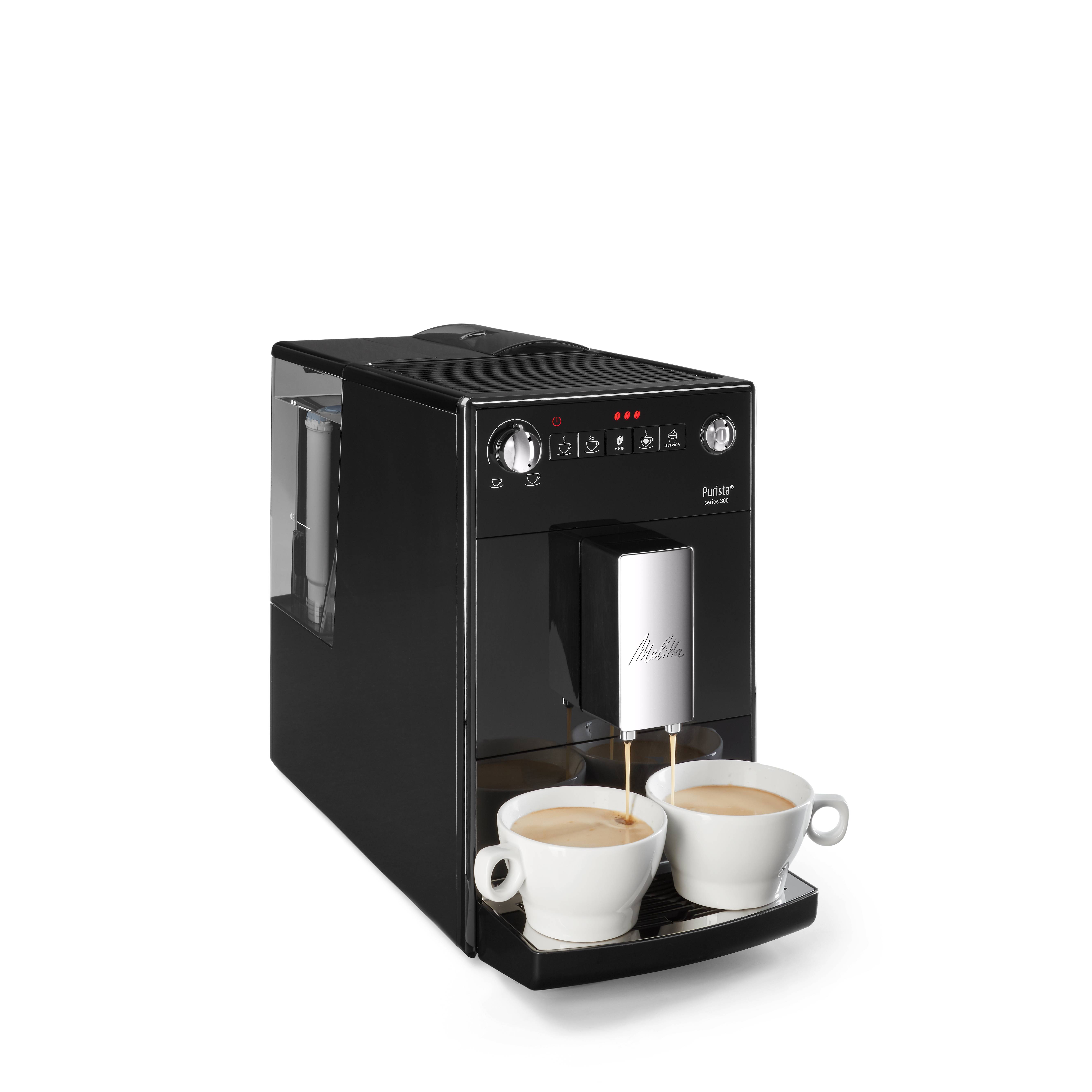 MELITTA Kaffeevollautomat Purista F23/0-102 Espressomaschine Schwarz