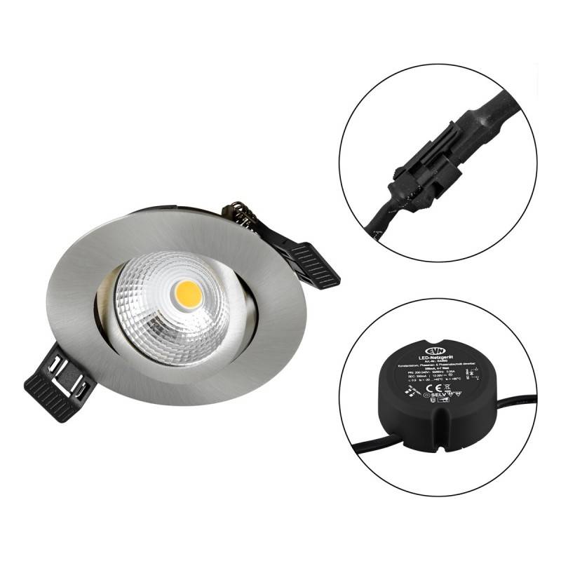 LED Einbauleuchte 230V 830 dim. eds-opt. S061302