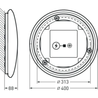 Trilux LED-Leuchte mit Sensor ML MC 2340 G2 WD2#7790440 Trilux LED-Leuchte mit Sensor ML MC 2340 G2 WD2#7790440