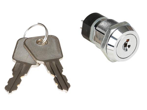 SCHLÜSSELSCHALTER - 2P - AUS-EIN (DPST)