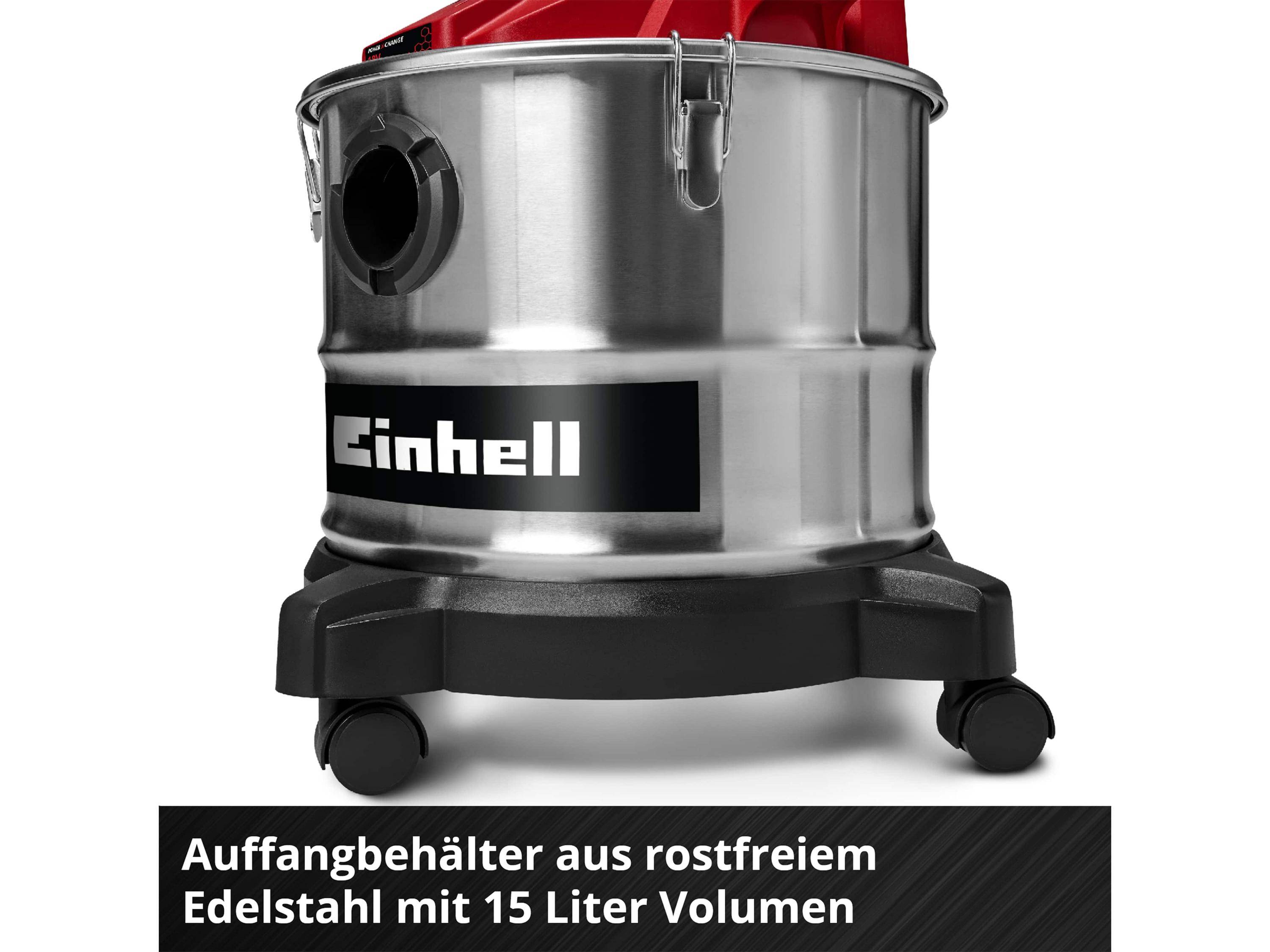 Einhell TE-AV 18/15 Li C-Solo 2351700 Aschesauger 15 l ohne Akku, ohne Ladegerät