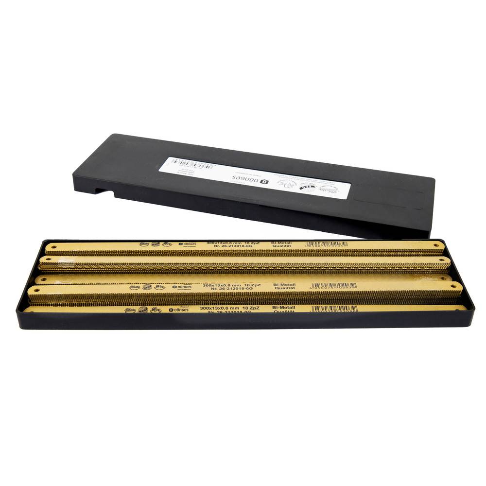 Dönges Metallsägeblatt HSS Bi-Metall, einseitig, gold, 300x13x0,63 mm, 18 ZpZ