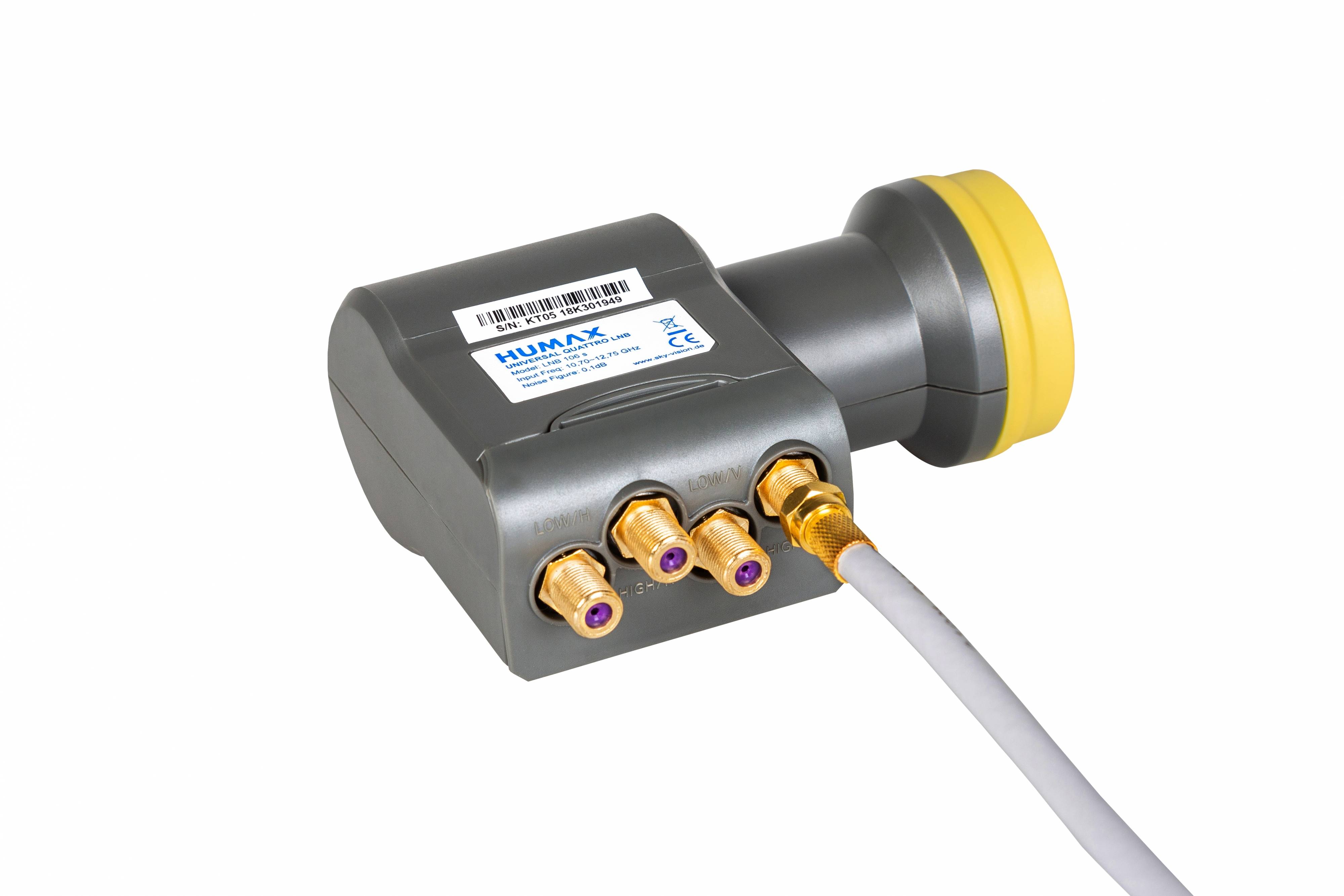 Humax LNB 106 Gold Quattro SAT-Zubehör