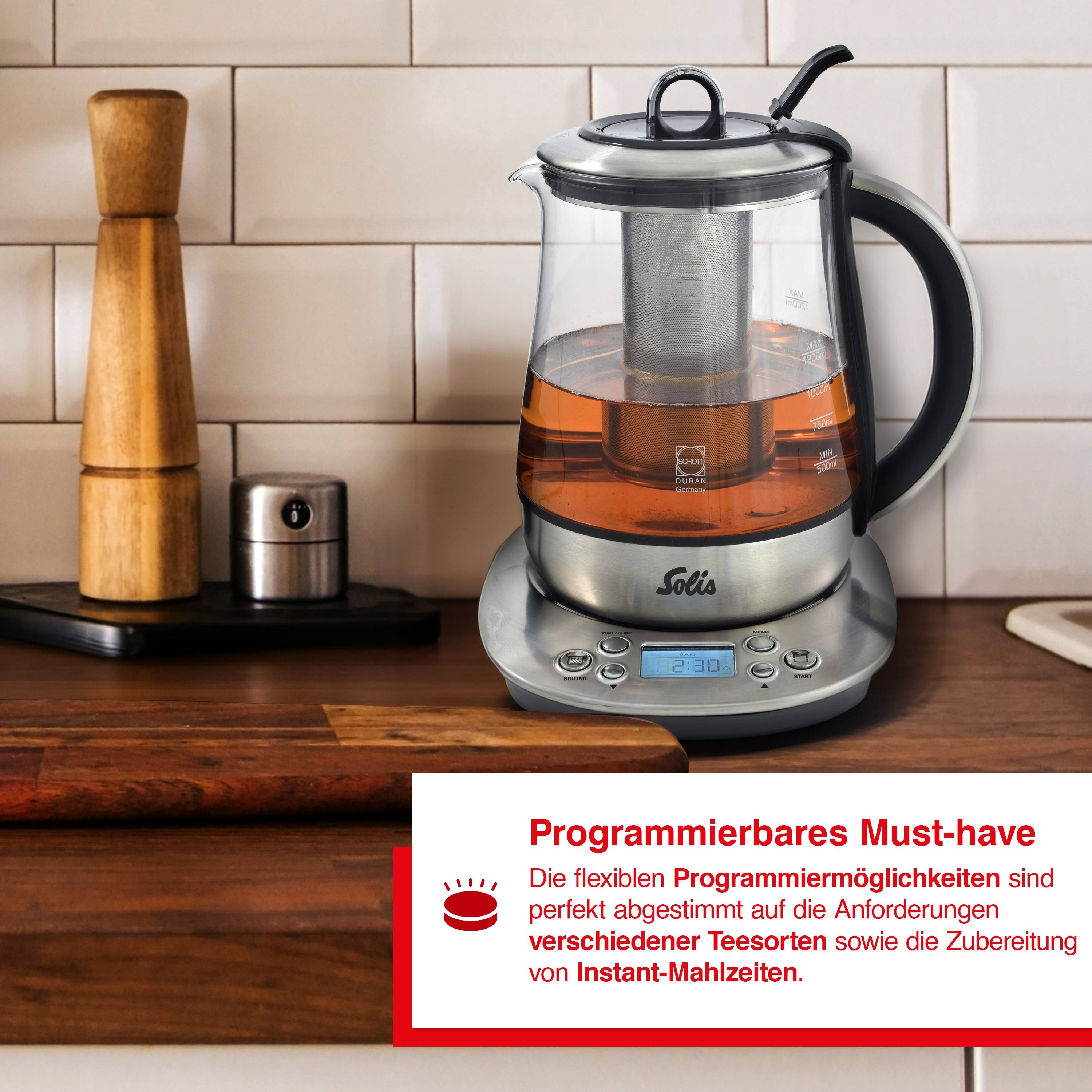 Solis Tea Kettle Digital (Typ 5515) Teekocher
