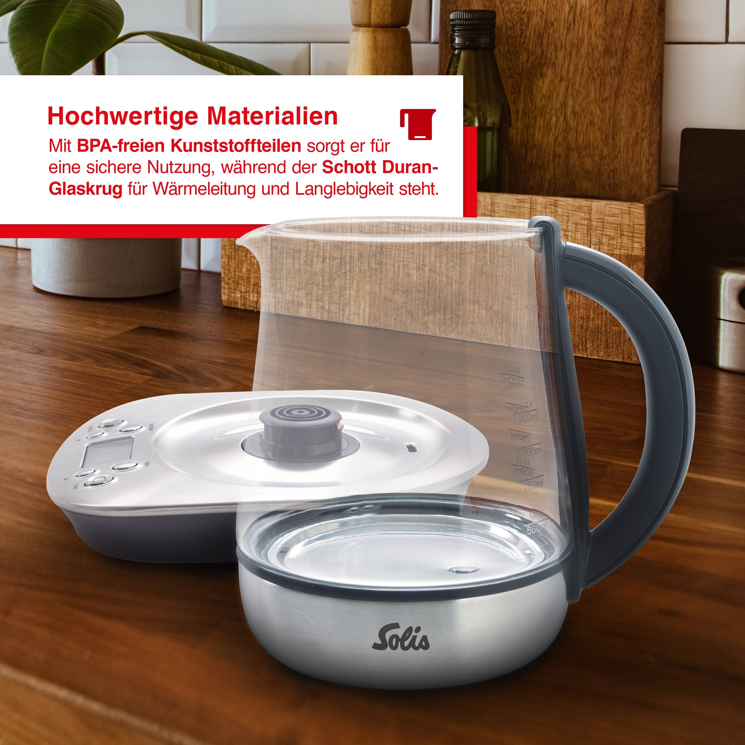 Solis Tea Kettle Digital (Typ 5515) Teekocher