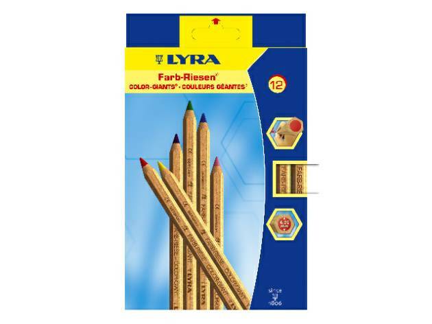 Farbstift Riesen natur 12er