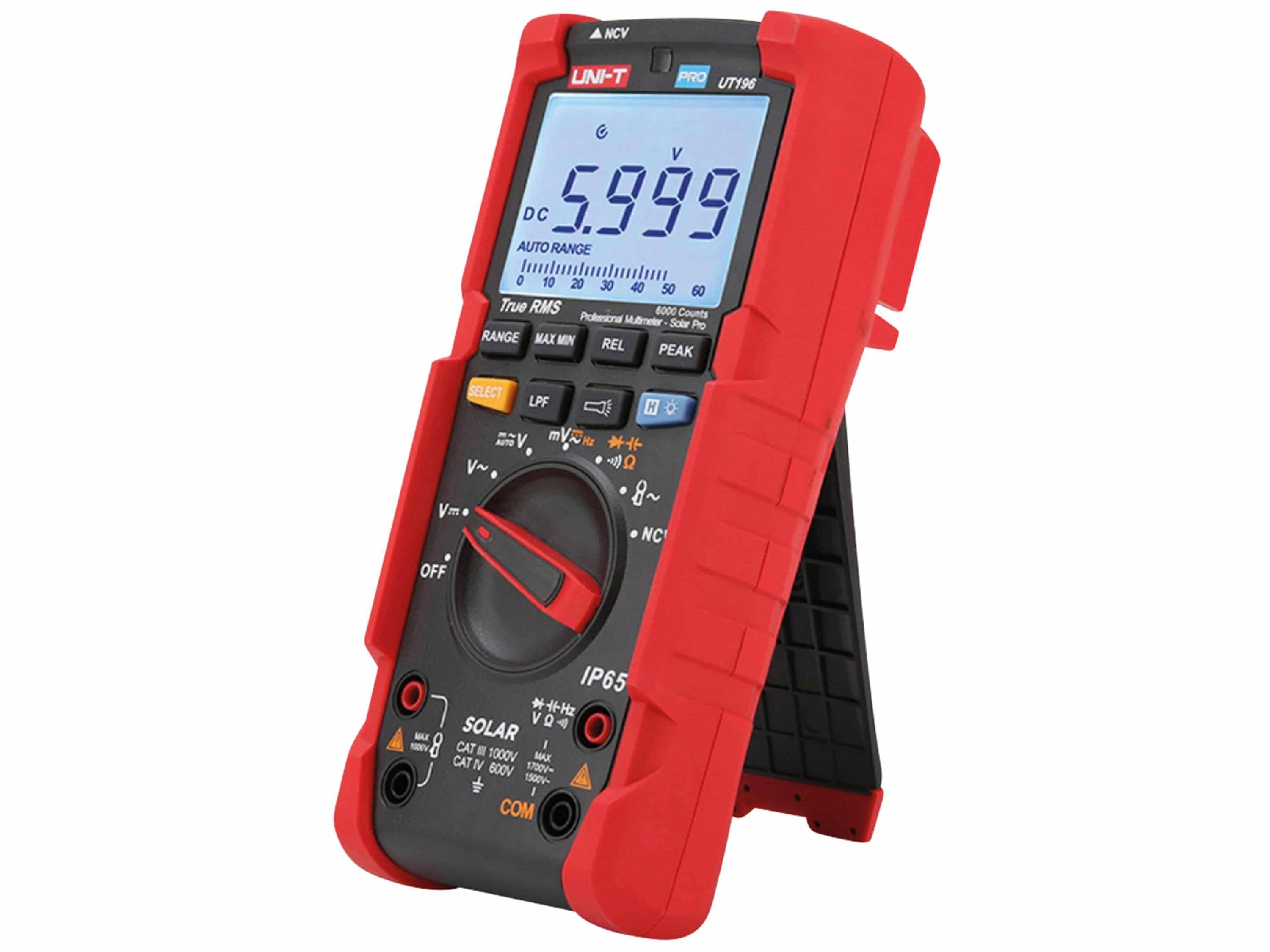 UNI-T UT 196 - Multimeter digital 6.000 Counts Solar