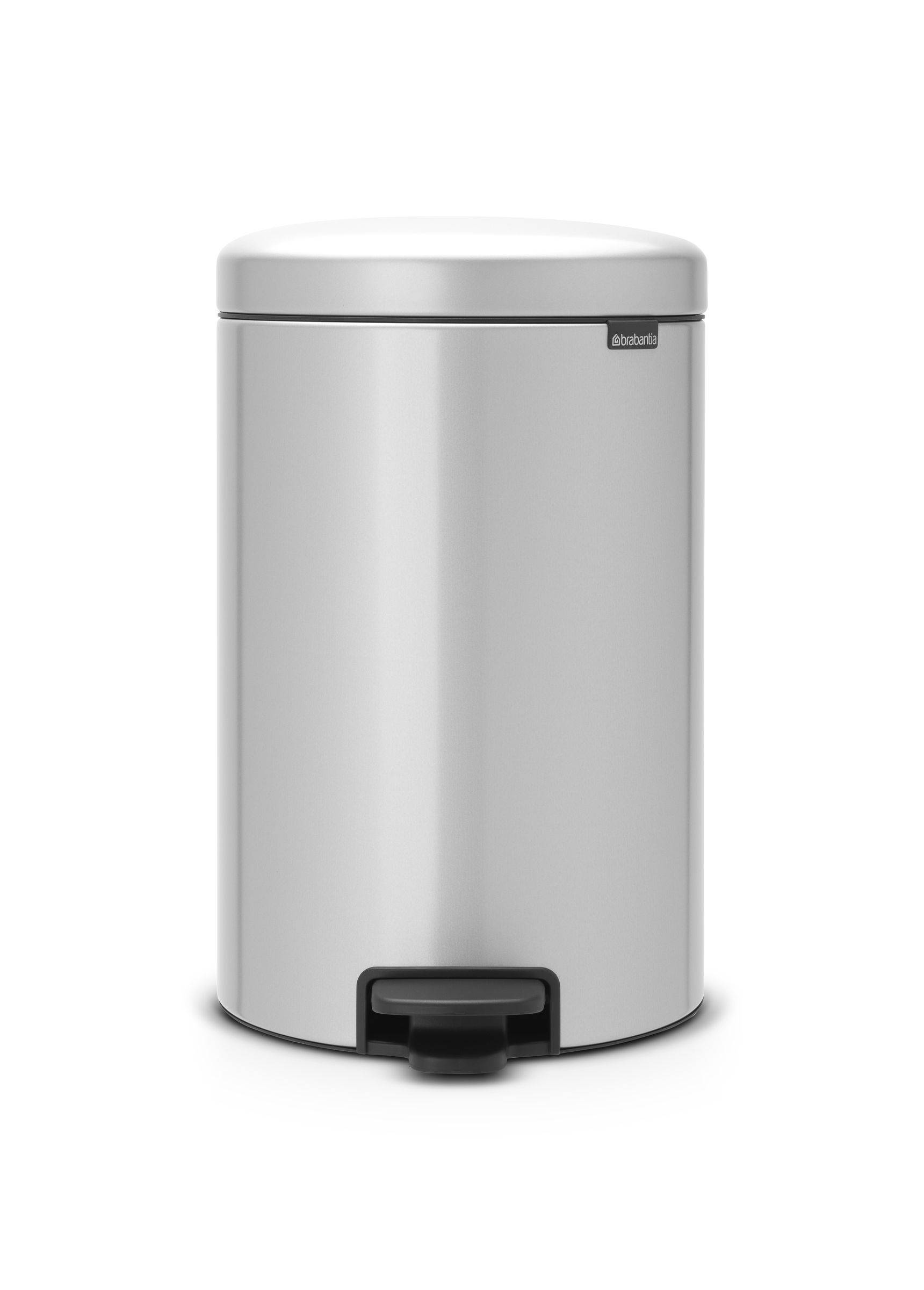 Tretmülleimer 'newIcon' 20 Liter, Brabantia, VB 114045, Platin Treteimer