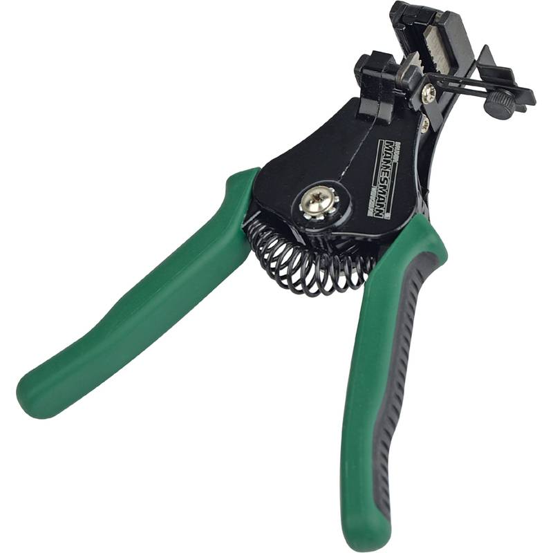 Automatische Abisolierzange grün mit Rückholfeder Schneidbacken aus SK5-Stahl