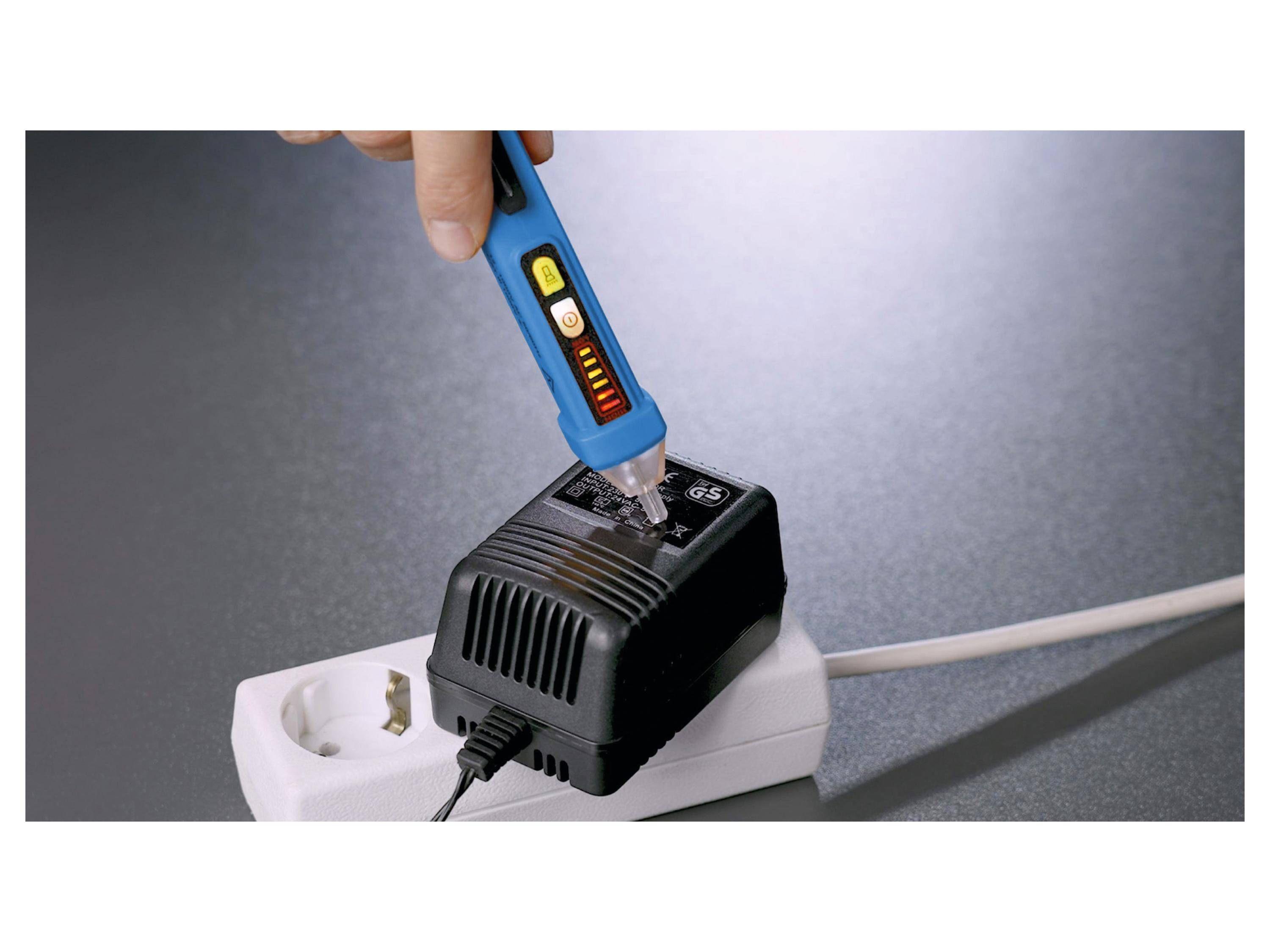 Pancontrol VOLTFINDER, kontaktloser Spannungsprüfer 12-1000 V AC, LED & akustischer Alarm