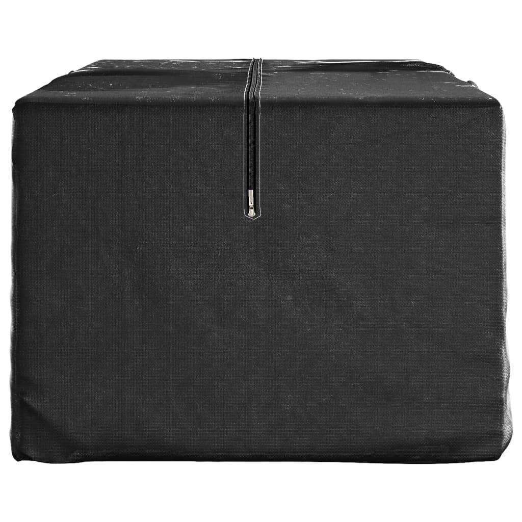 vidaXL Weihnachtsbaumtasche Schwarz 135x40x55 cm Polyethylen