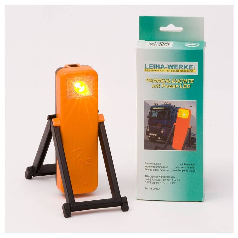 LED-Warnblinkleuchte, orange, TÜV-geprüft, ADR zugelassen, 90 x 30 x 208 mm