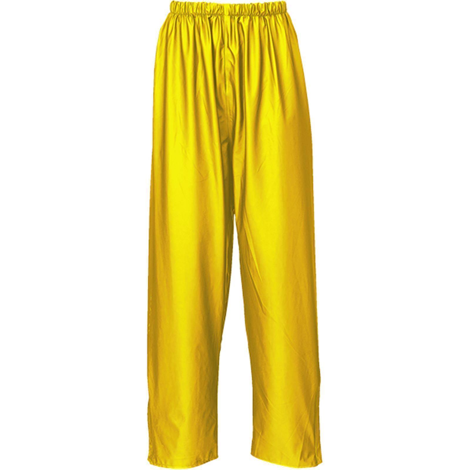 Asatex PU-Strech Regenbundhose gelb Gr. 4XL