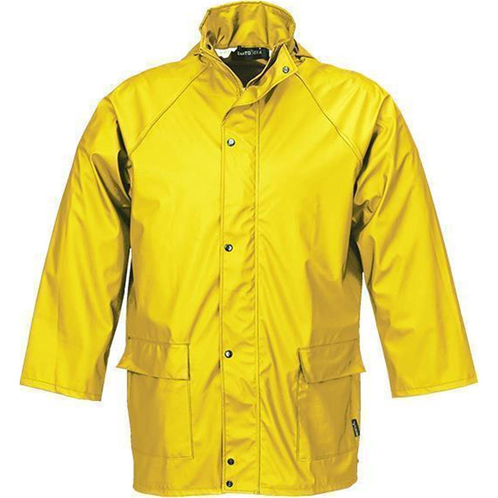 Asatex PU-Strech Regenjacke gelb Gr. 4XL