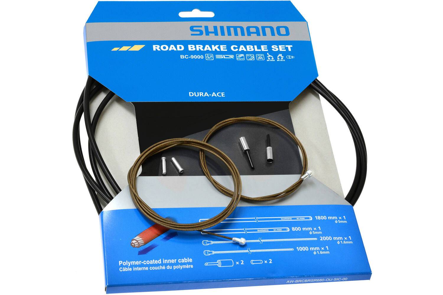 Shimano Dura Ace BC-9000 Bremszugset schwarz