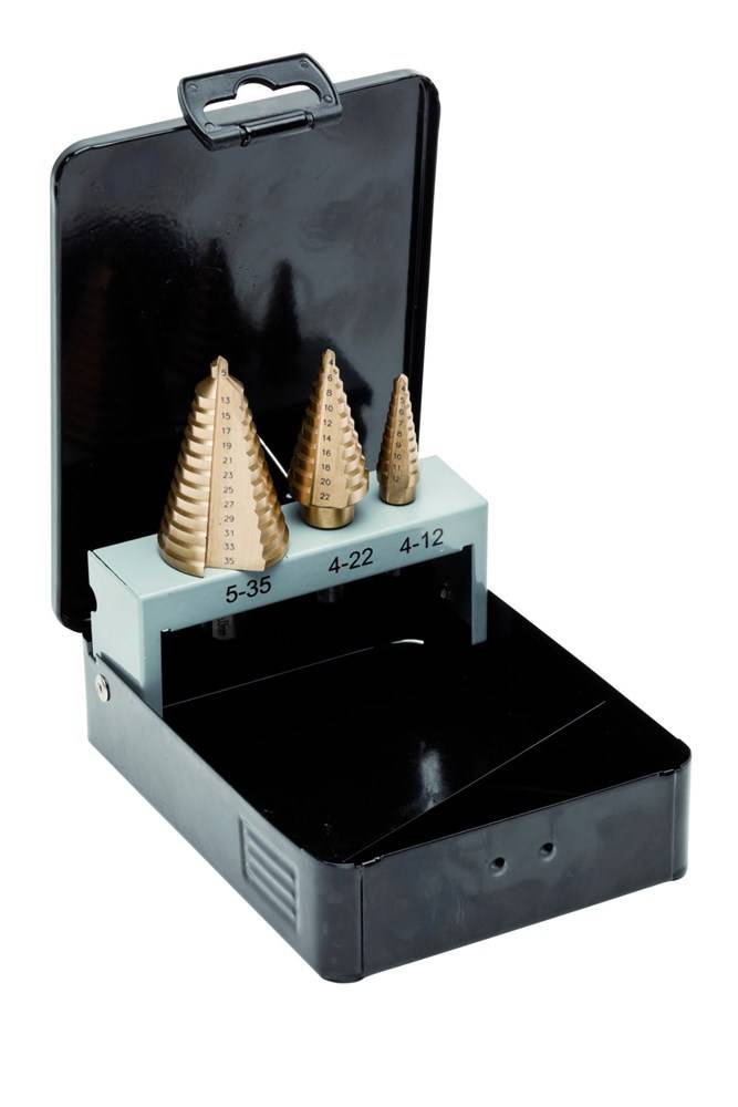 Bahco Satz HSS-Stufenbohrer - 3-tlg.