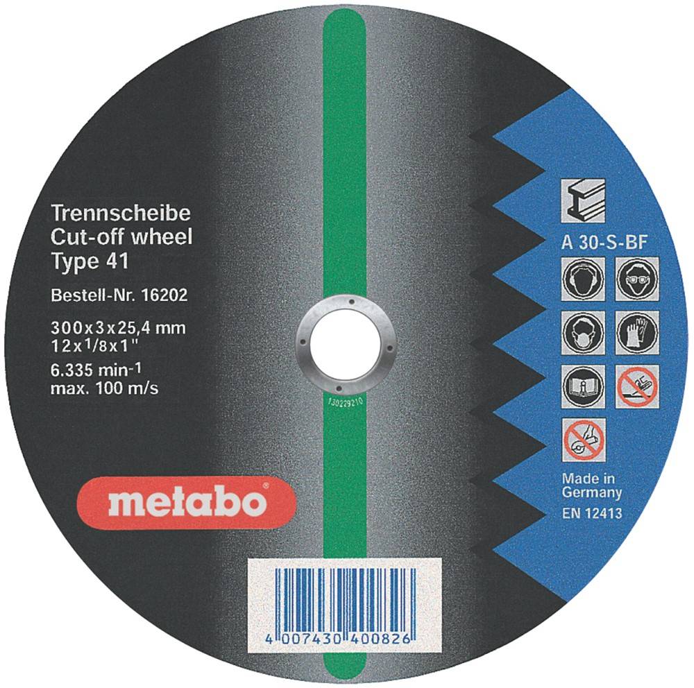 Metabo Flexiamant super 350x3,5x25,4 Stahl Trennscheibe gerade