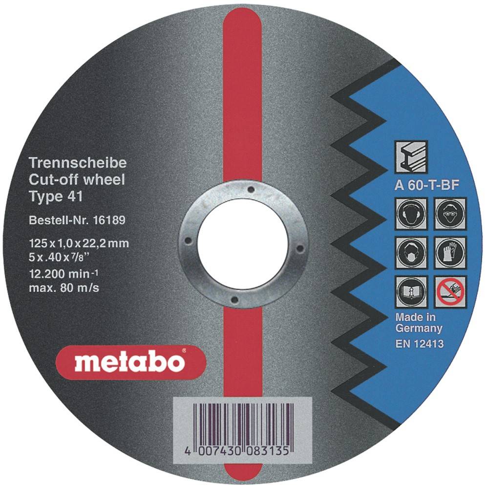 Metabo Flexiamant super 115x1,6x22,23 Stahl Trennscheibe gerade