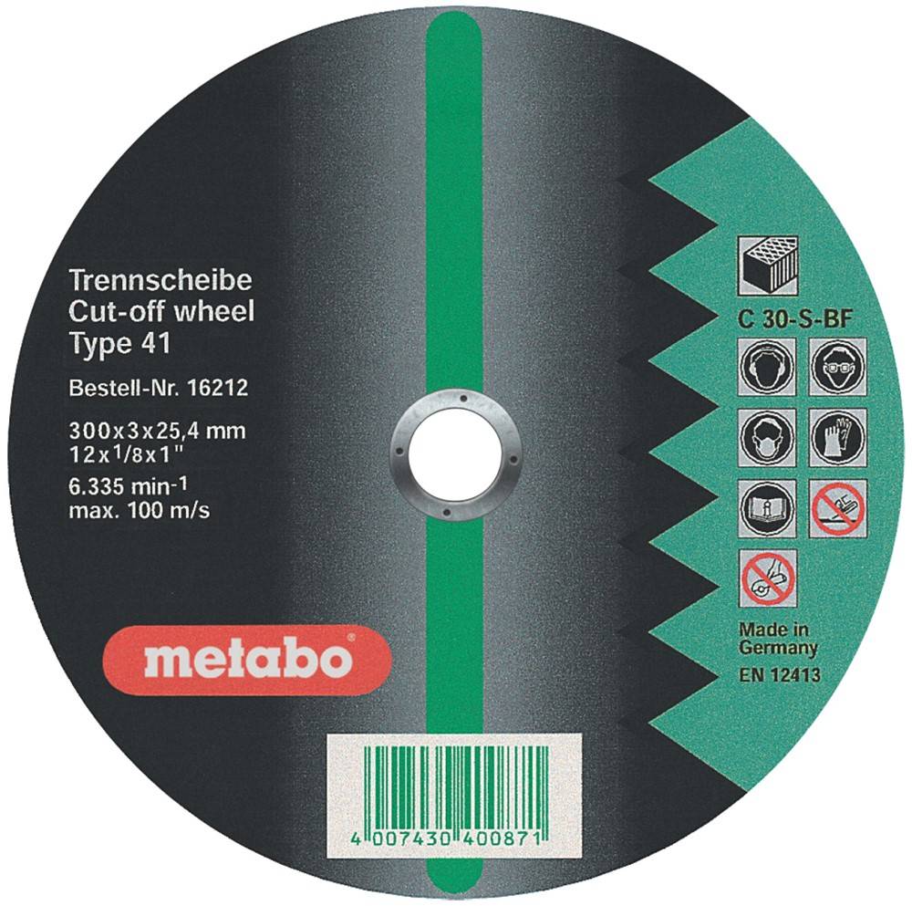 Metabo Flexiamant super 350x3,5x25,4 Stein Trennscheibe gerade