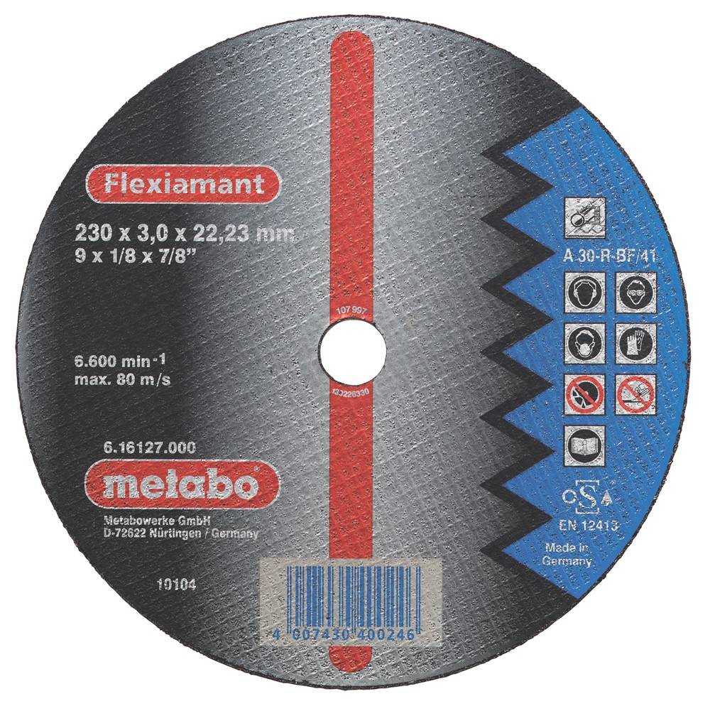 Metabo Flexiamant 180 x 3 x 22,23 Stahl Trennscheibe gerade