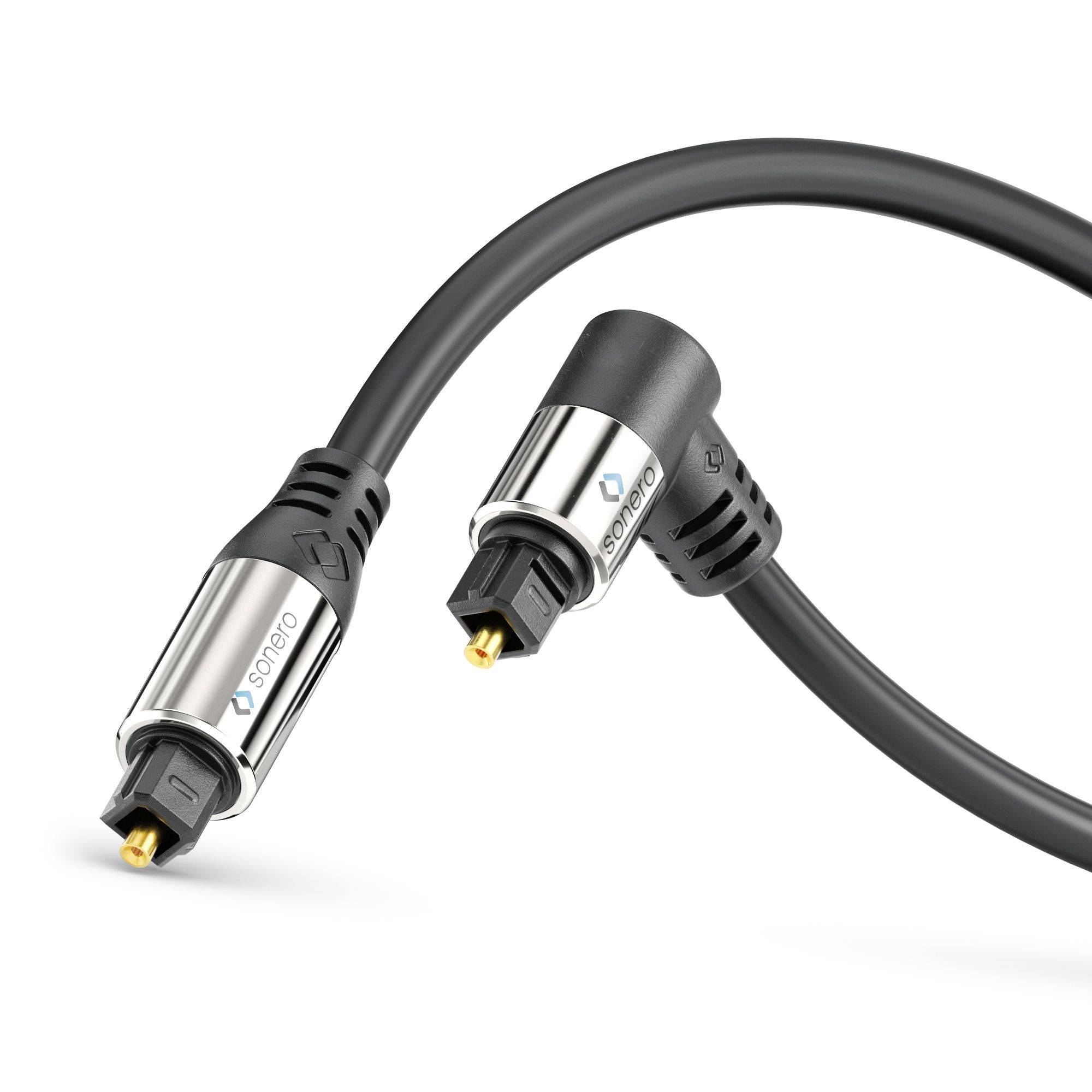 sonero Optisches Audio Kabel 1x90° 10,0m S-OC110-100