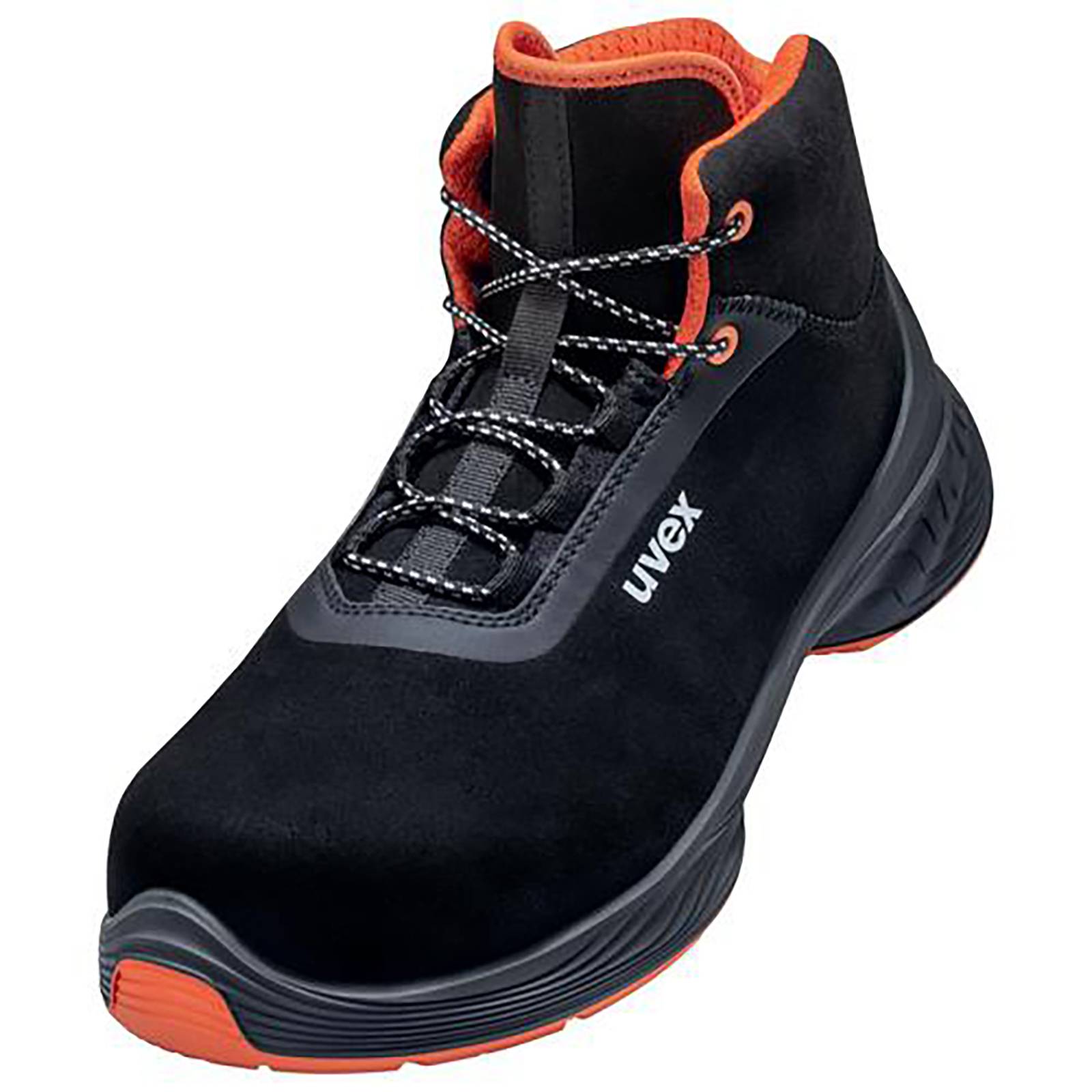 uvex 1 G2 Stiefel S2 schwarz, rot Weite 11 Gr. 40