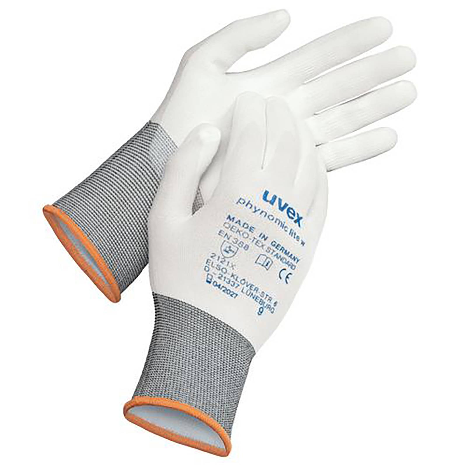 uvex Schutzhandschuh phynomic lite w weiß Gr. 5