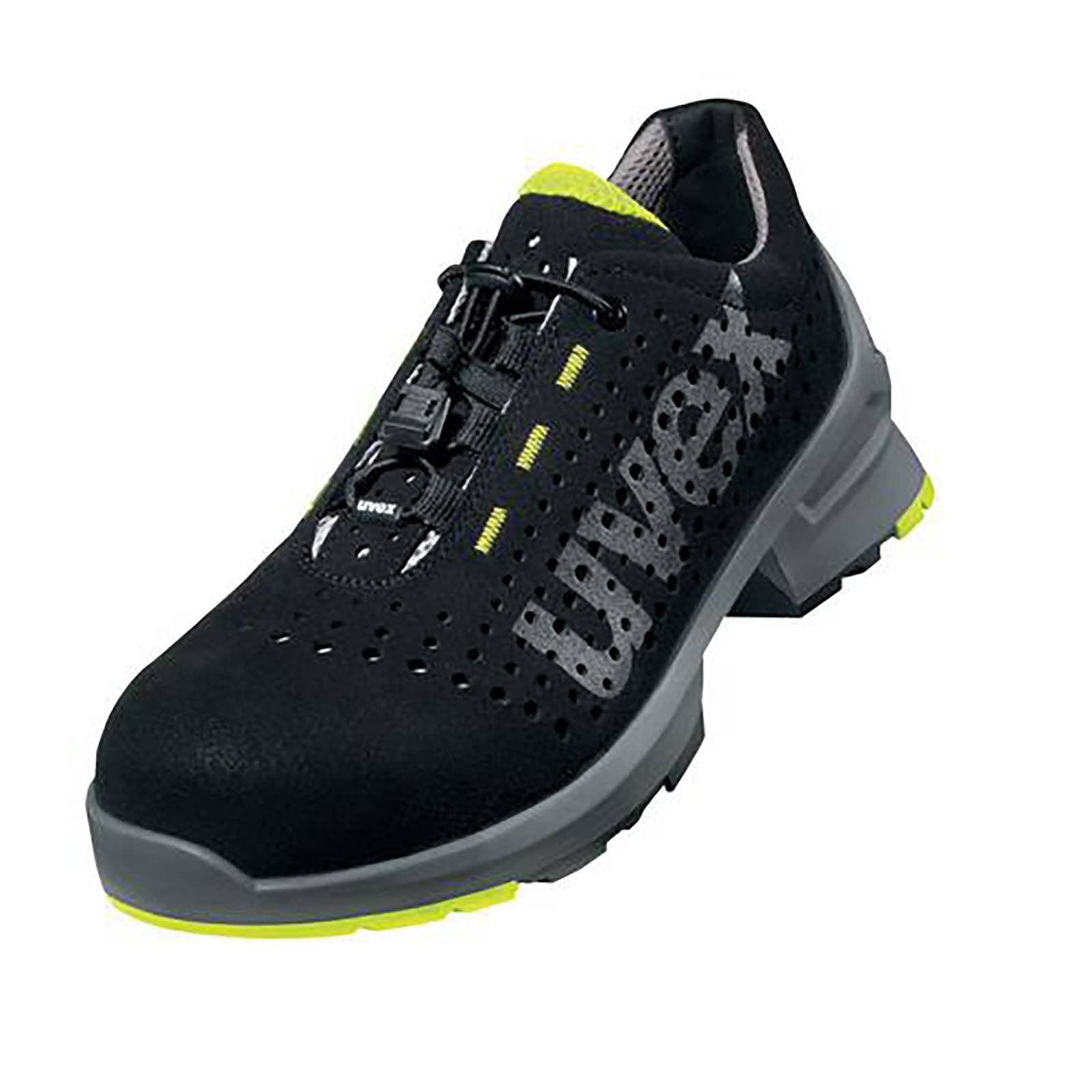 Uvex 8543743 1 Halbschuhe S1 85437 schwarz, gelb Weite 10 Größe 43