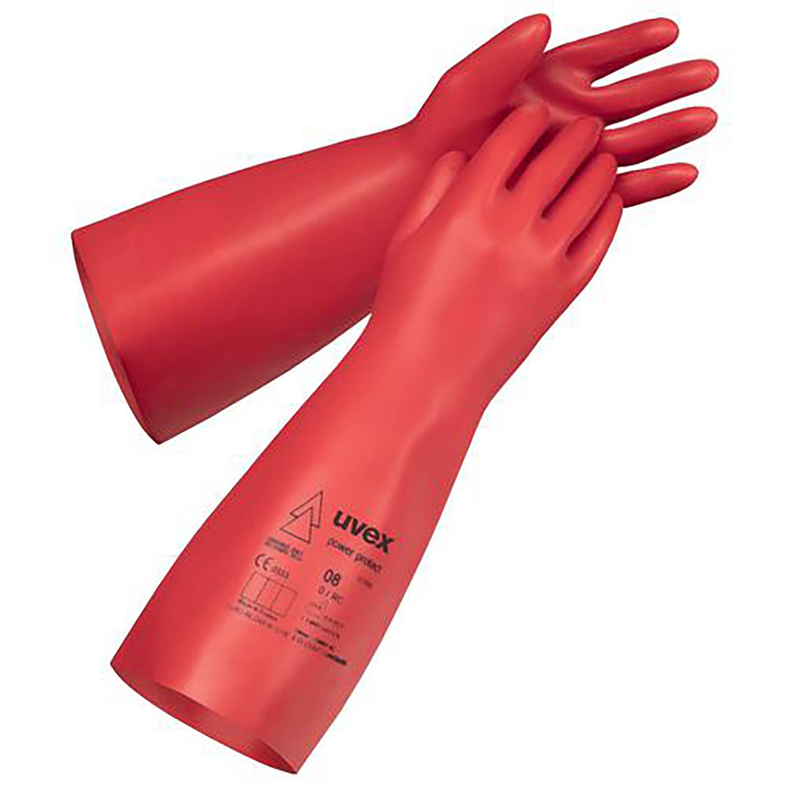 uvex Schutzhandschuh power protect V1000 rot Gr. 8