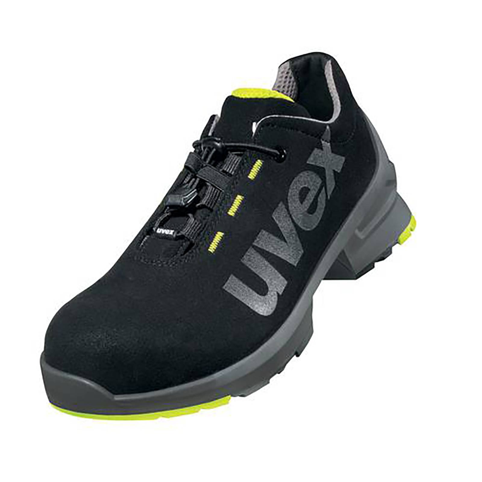 UVEX Sicherheitshalbschuh uvex 1 8544 S2 ESD SRC DGUV W12 Gr. 39 schwarz/lime