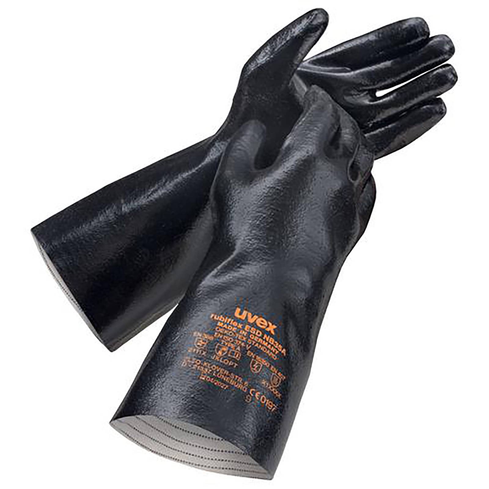 uvex Schutzhandschuh rubiflex ESD NB35A schwarz Gr. 6