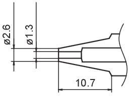 Entlötdüse Ø 1.3 mm, N3-13