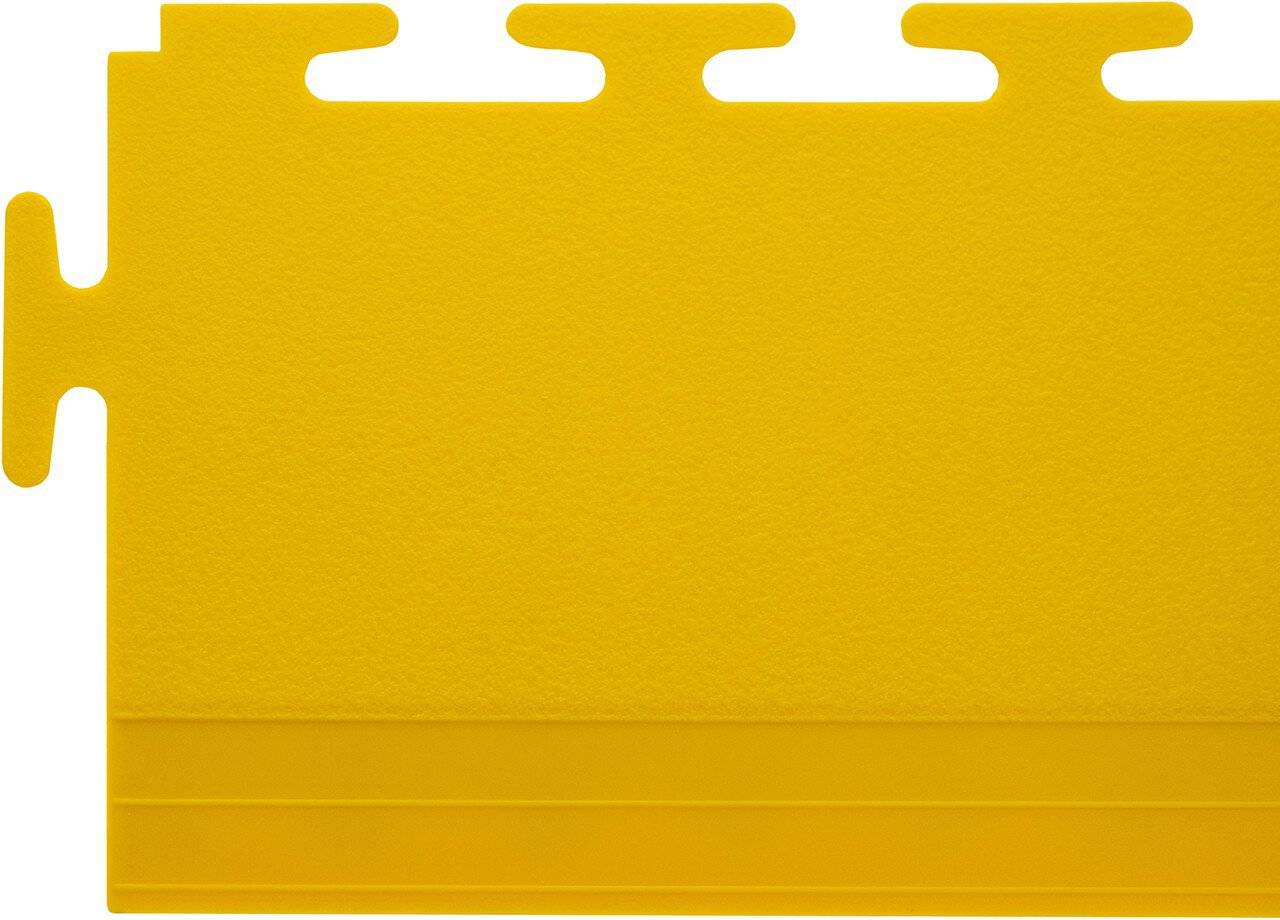 PVC Bodenrampe, T-Lock, gelb, 500 x 90 x 7 mm, 1 Stück