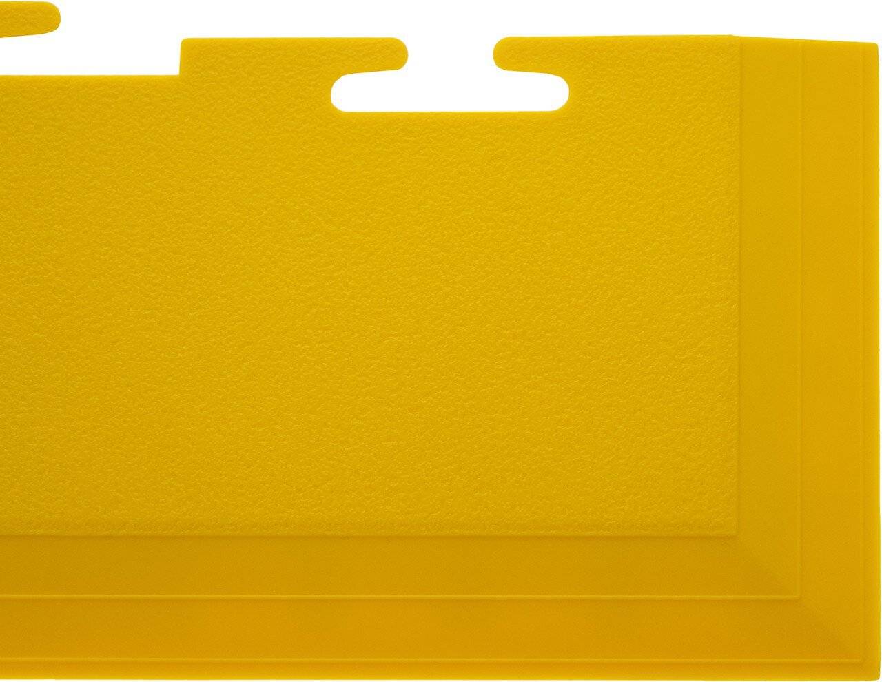 PVC Eckrampe, T-Lock, gelb, 590 x 90 x 5 mm, 1 Stück