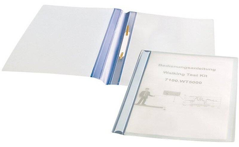 ESD Schnellhefter DIN A4 IDP-STAT®, blau/transparent
