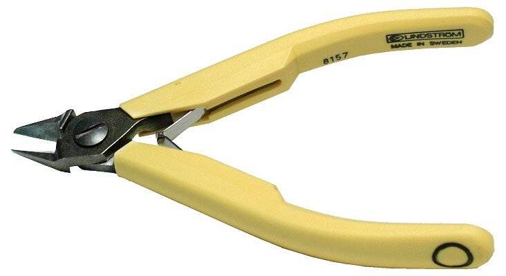 Seitenschneider, 80er Serie, spitze angeschliffene Backen, feine Wate, 0,2-1,25 mm