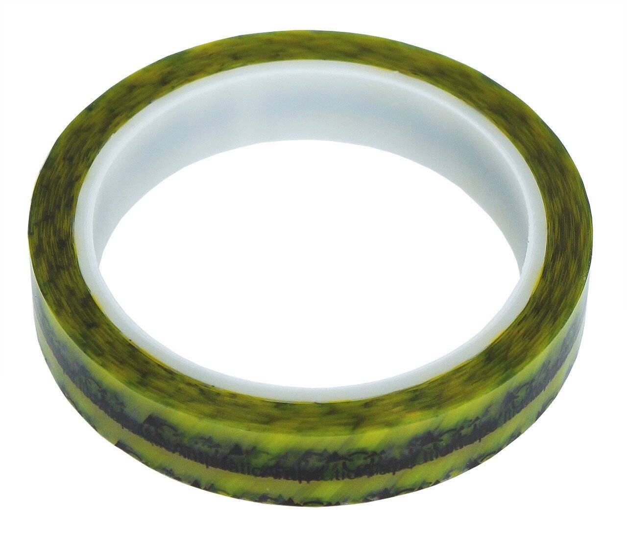 ESD-Klebeband mit ESD-Warnsymbol, transparent/gelb, 18mm, 36m