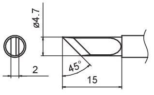 COMPOSIT Lötspitze Format K