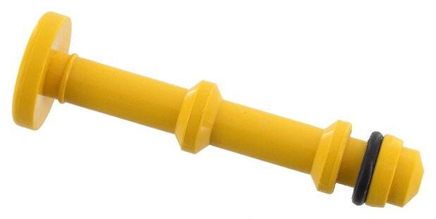 Hand-Dosierer für 5 cm³ Kartuschen, gelb (nur Kolben, ohne Kartusche und Stopfen)