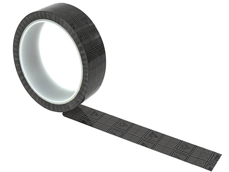 ESD-Grid-Klebeband mit ESD-Warnsymbol, bronze, 19 mm, 36 m