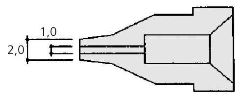 Entlötdüse Ø 1.0 mm - fein