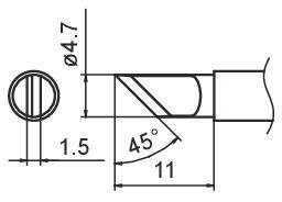 COMPOSIT Lötspitze Format KL