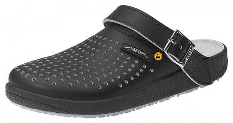 ESD-Clog Rubber, schwarz, Gr.39