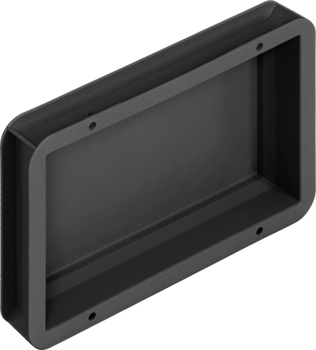 ESD Behälter BL, Griffleisten, schwarz, 300 x 200 x 56 mm