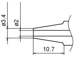 Entlötdüse Ø 2.0 mm, N3-20