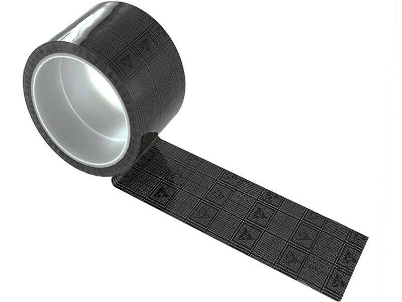 ESD-Grid-Klebeband mit ESD-Warnsymbol, bronze, 48 mm, 36 m